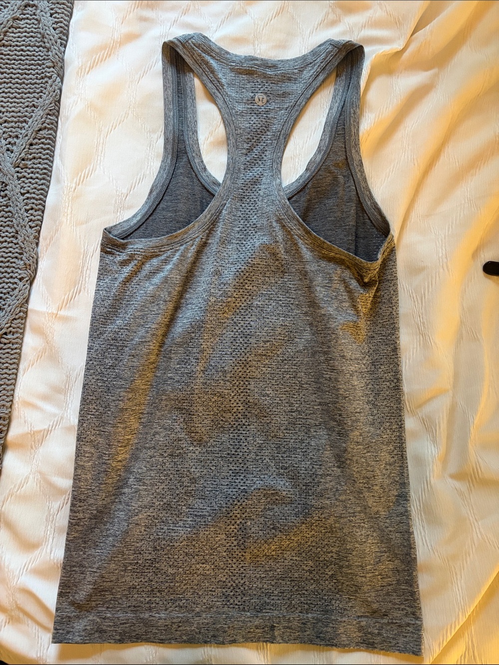 LULULEMON Gray Swiftly Tech Racerback Tank - Picture 2 of 3